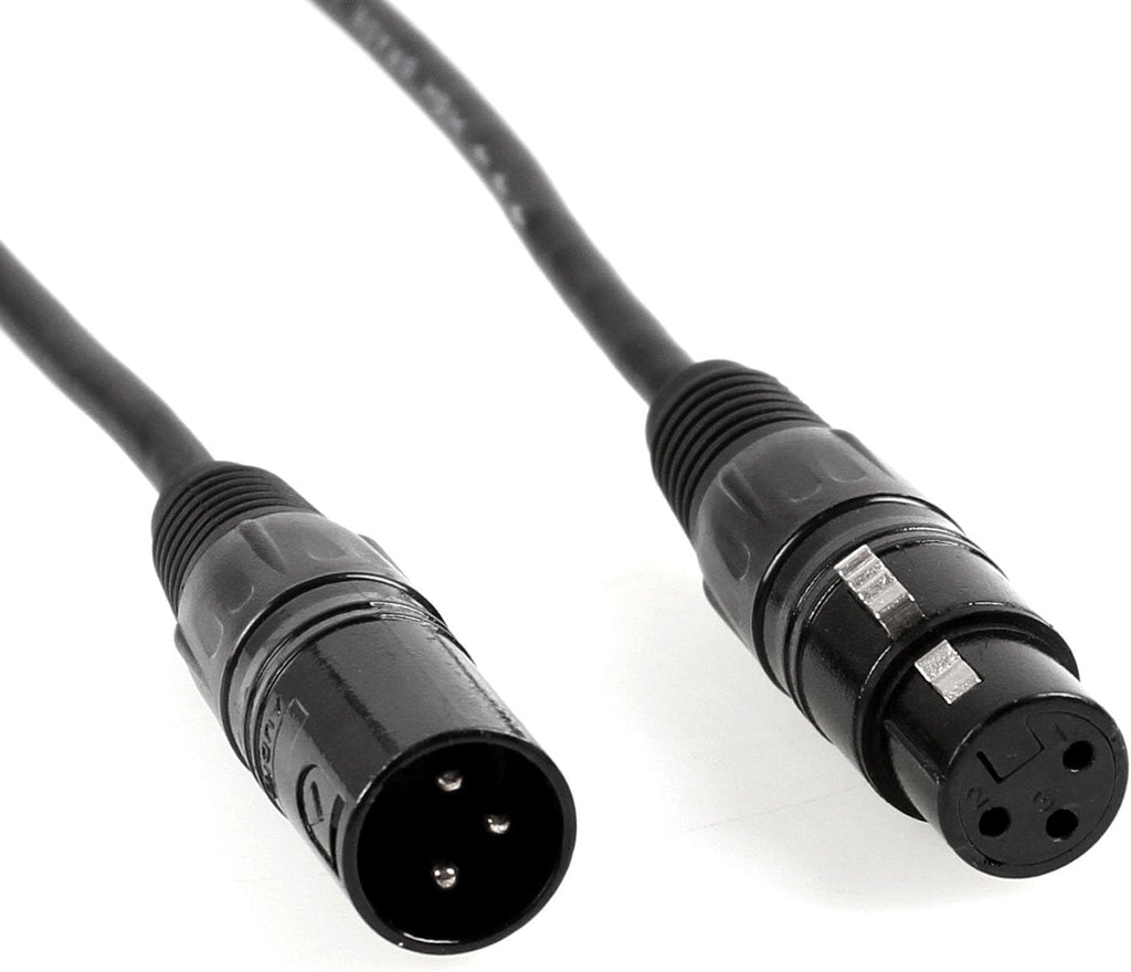 20 Pack 6.5FT 3-Pin DMX Cable Stage Light Wire K40428
