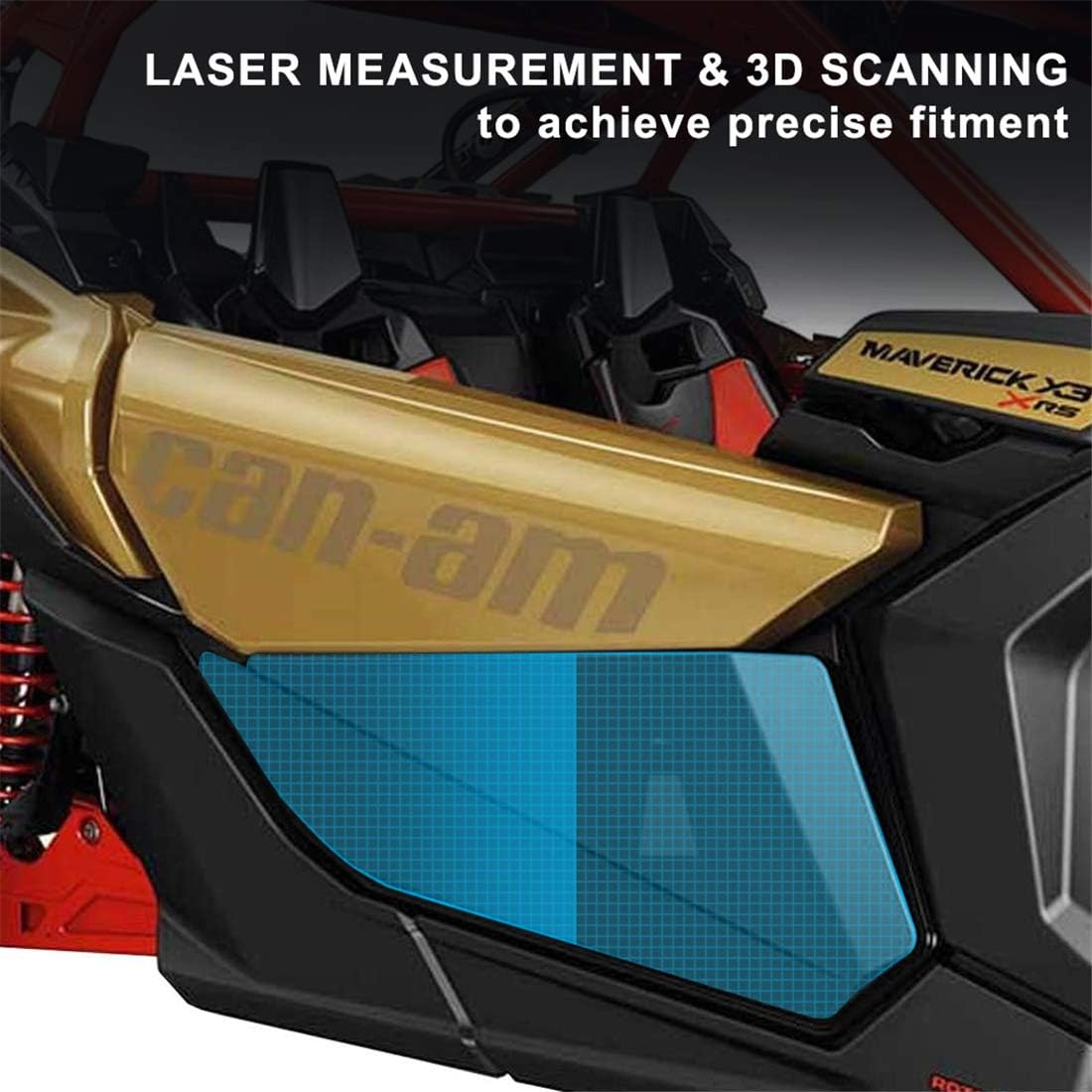 Half Door Inserts Panels for Can Am Maverick X3 H615929