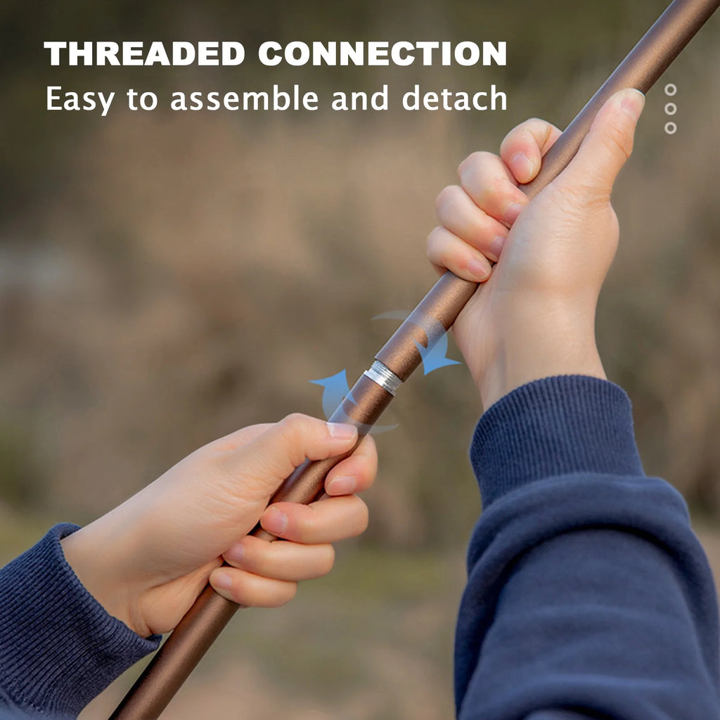 Portable Camping Folding Lamp Pole Lightweight Collapsible Aluminum Lantern Stand Light Hanger Holder Stick M364
