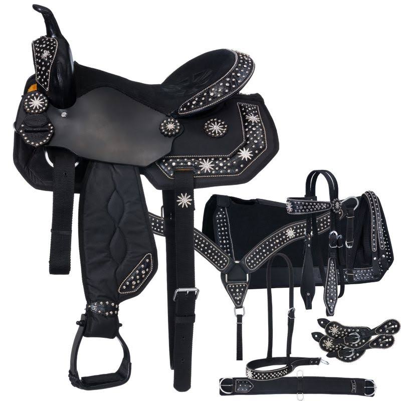 Black Lightweight Trail Saddle W72403