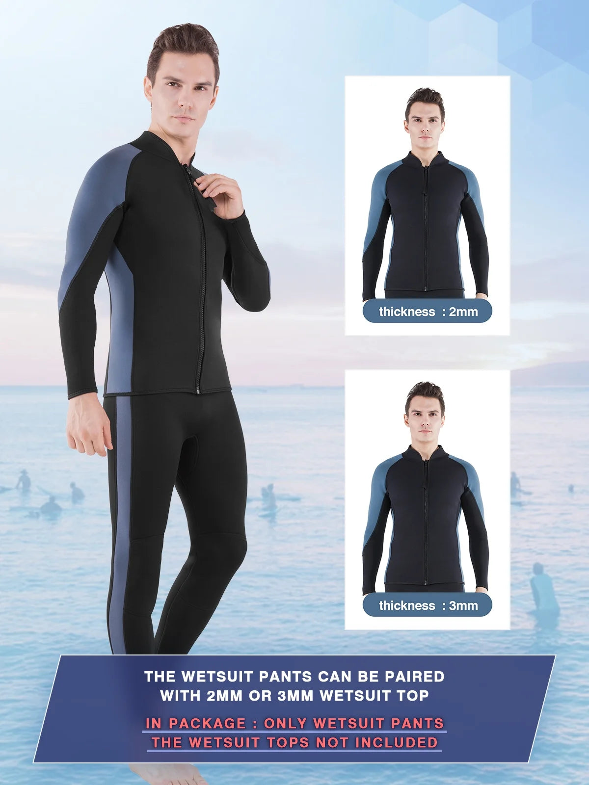 3mm Neoprene Wetsuit Pants Z85093