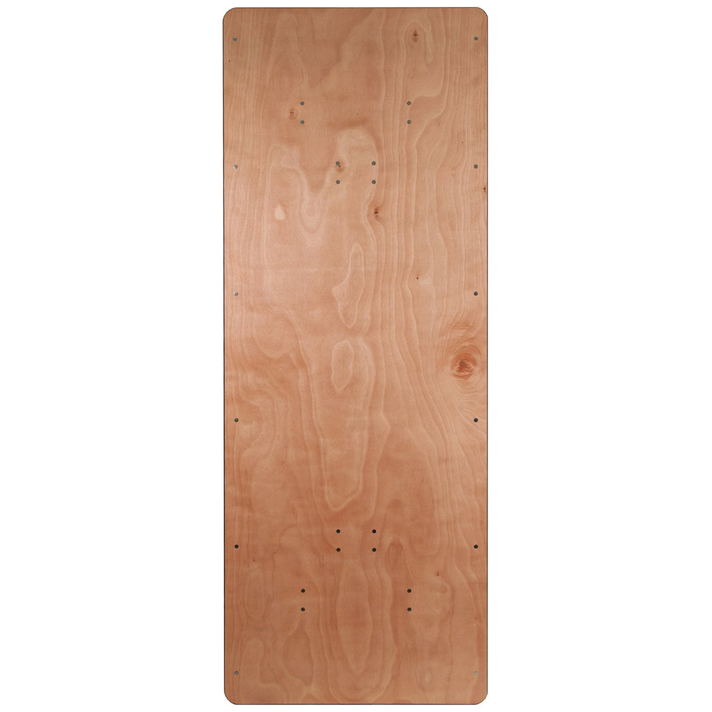 8-Foot Rectangular Wood Folding Banquet Table G68224