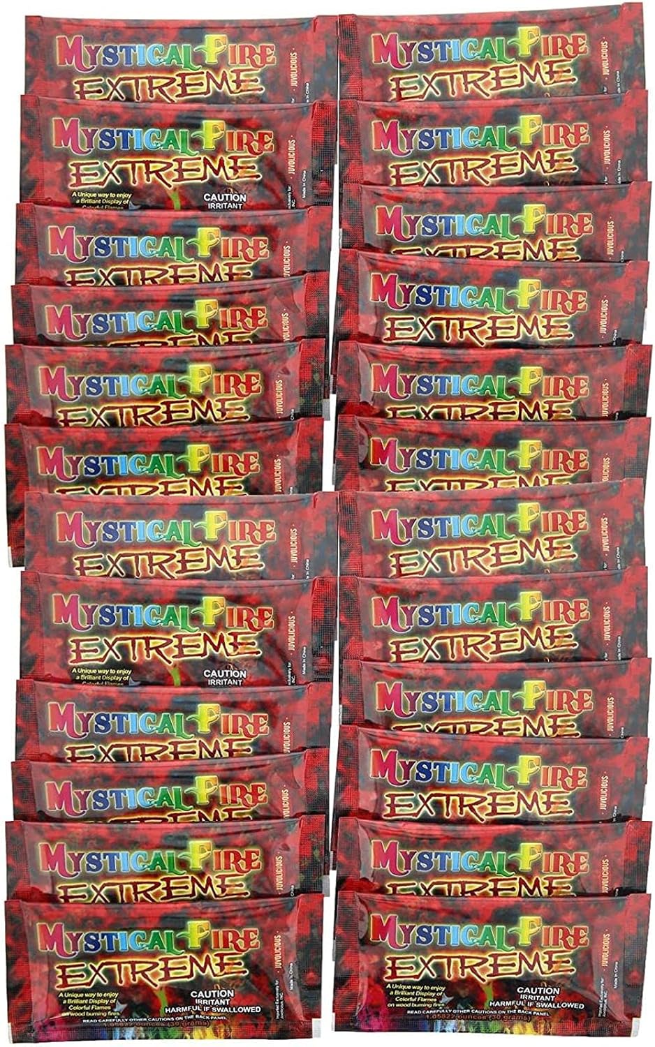 24 Packets Color Changing Flames for Wood Burning Fire Pits R49010