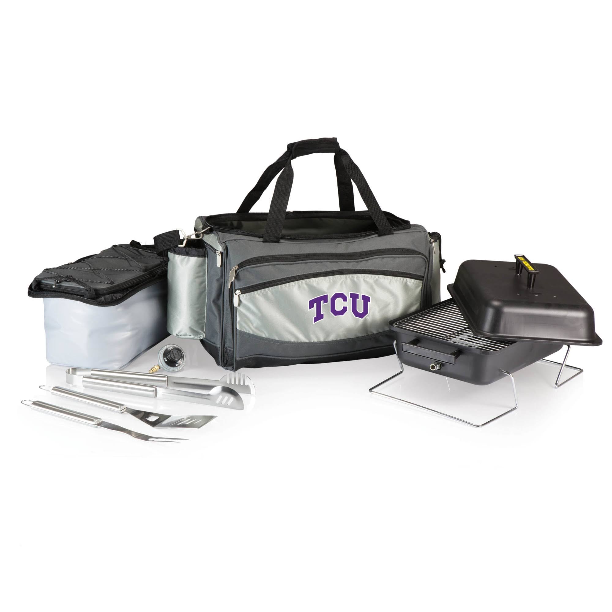 TCU Horned Frogs Cooler and Propane Gas Grill P834431
