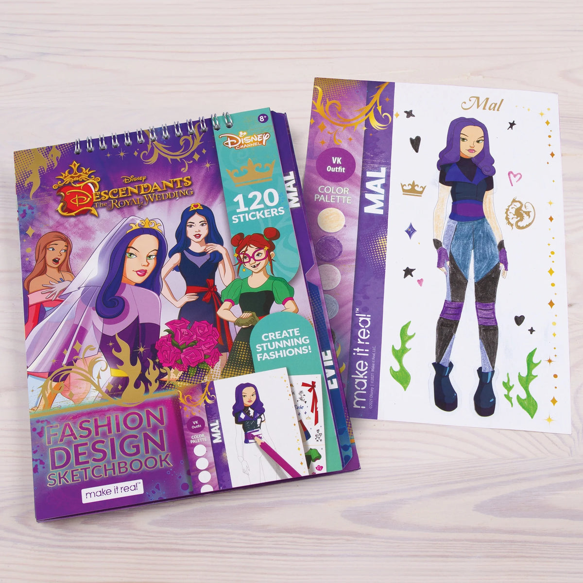 9 Piece Light Table & Sketchbook Set with Stickers & Coloring Pencils S225