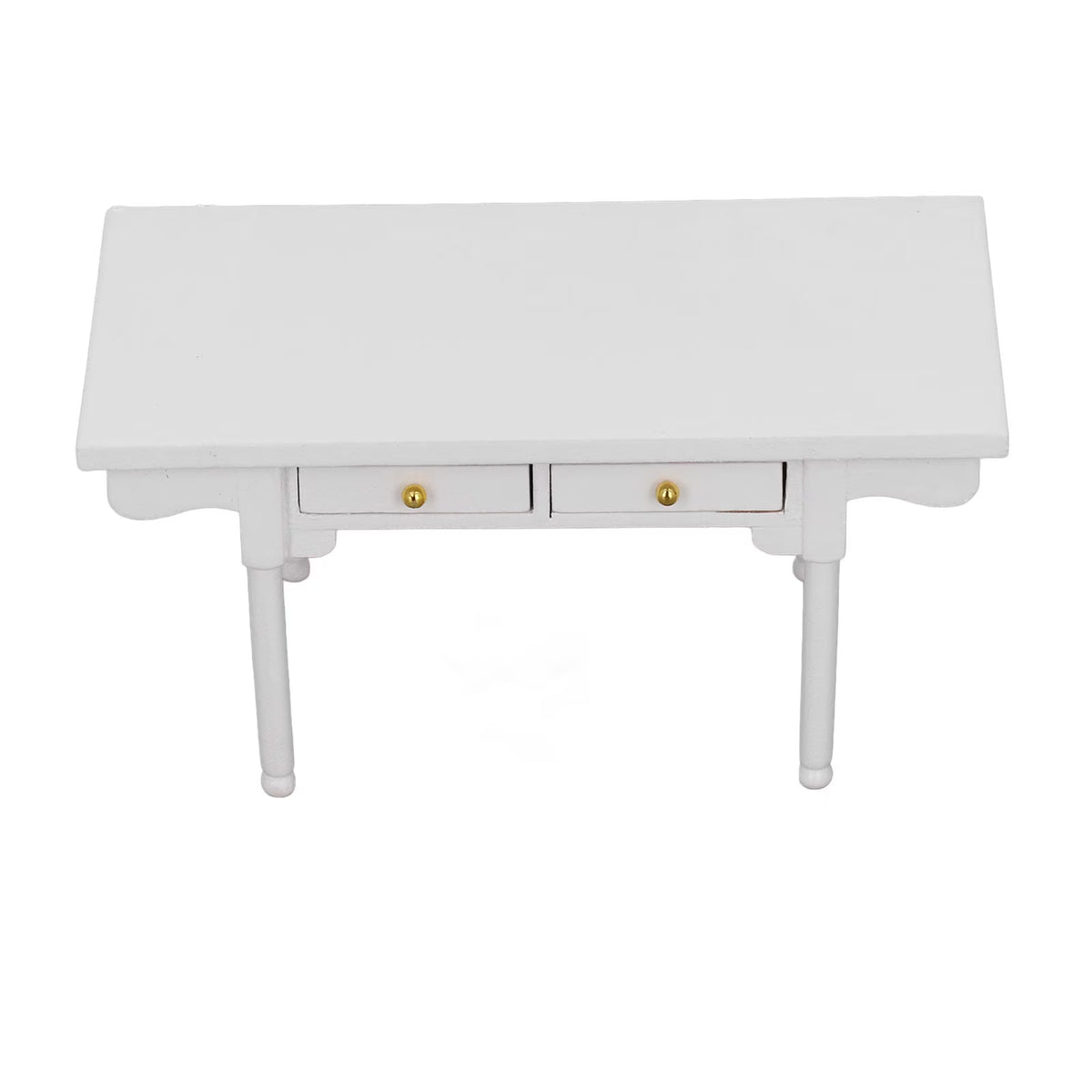 12 Desk Wooden Miniature Table Dollhouse Furniture W870
