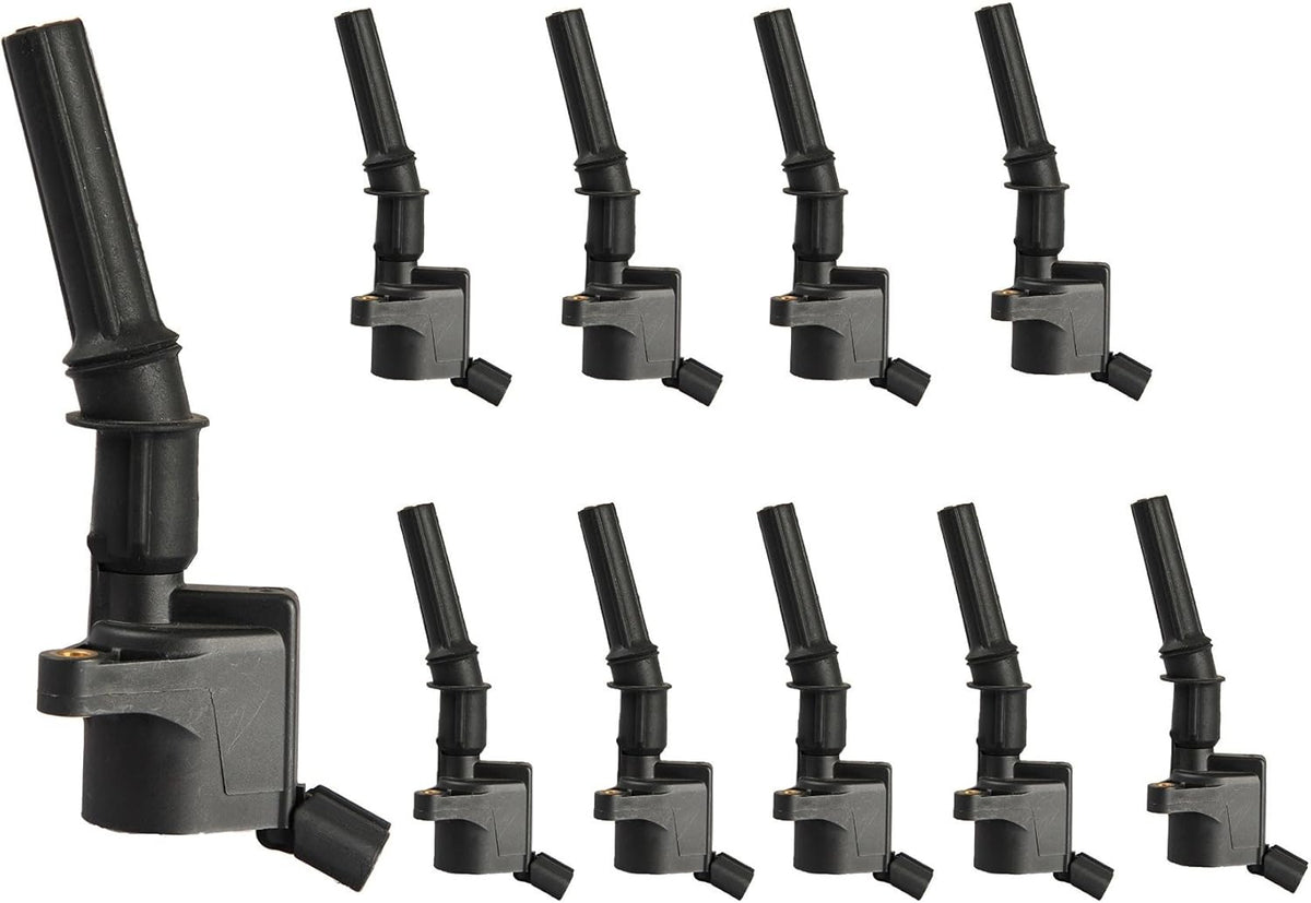 Set of 10 Ignition Coil Pack Compatible with Ford 6.8L V10 M5928