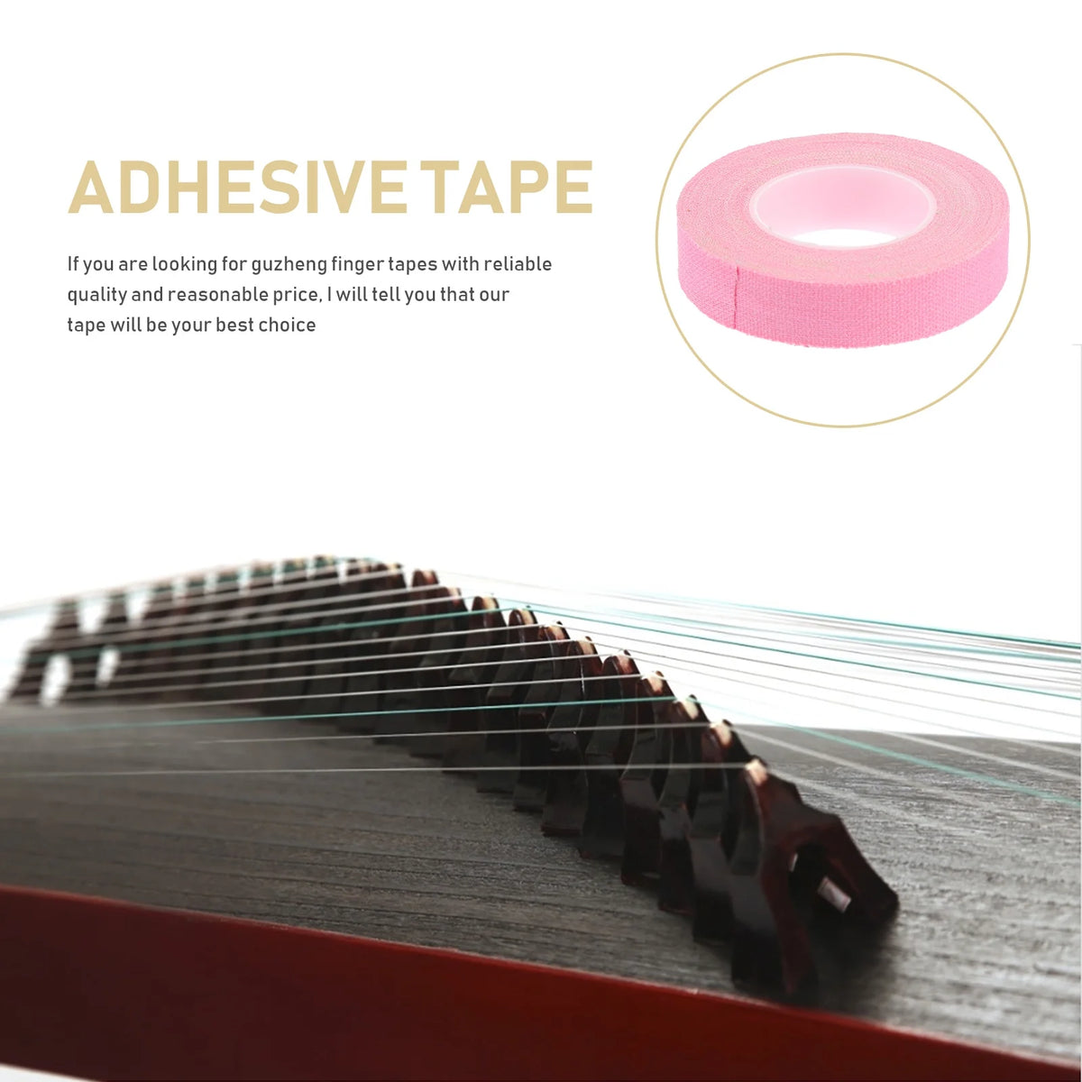 10 pcs Finger Adhesive Tapes for Guzheng Pipa I5622