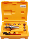 Cat40 Shank 10 Pc Er16 Collet Set with Wrench in Fitted Box K7285