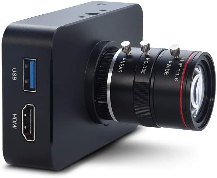 4K HDMI C/CS-Mount Teaching Webcam with 10-50MM Telephoto Zoom Manual Lens C33123