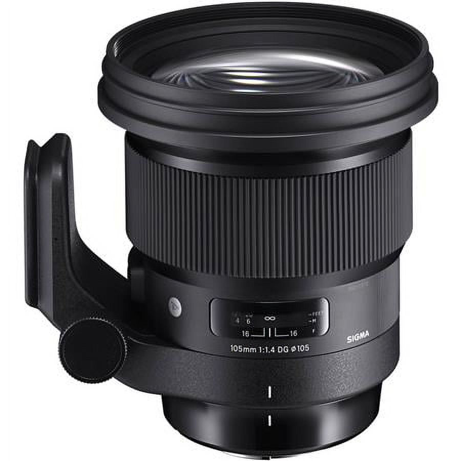105mm f/1.4 DG ART HSM Lens for Sony E, Black, Bundle with Tripod and Head, Cleaning Kit W33945