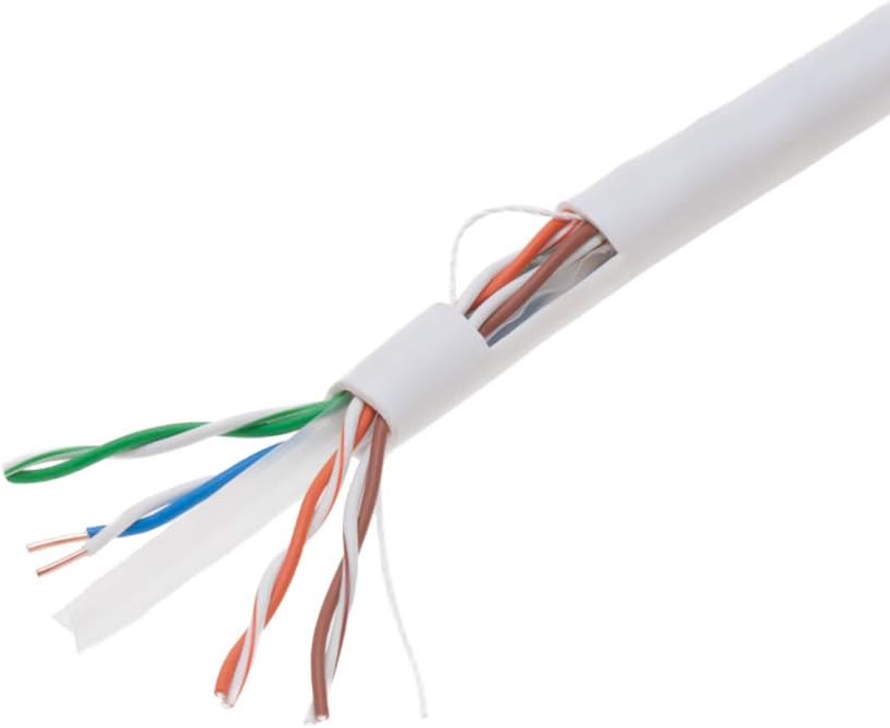 1000ft CAT6 Solid Cable 550Mhz UTP 23AWG Network Wire R843