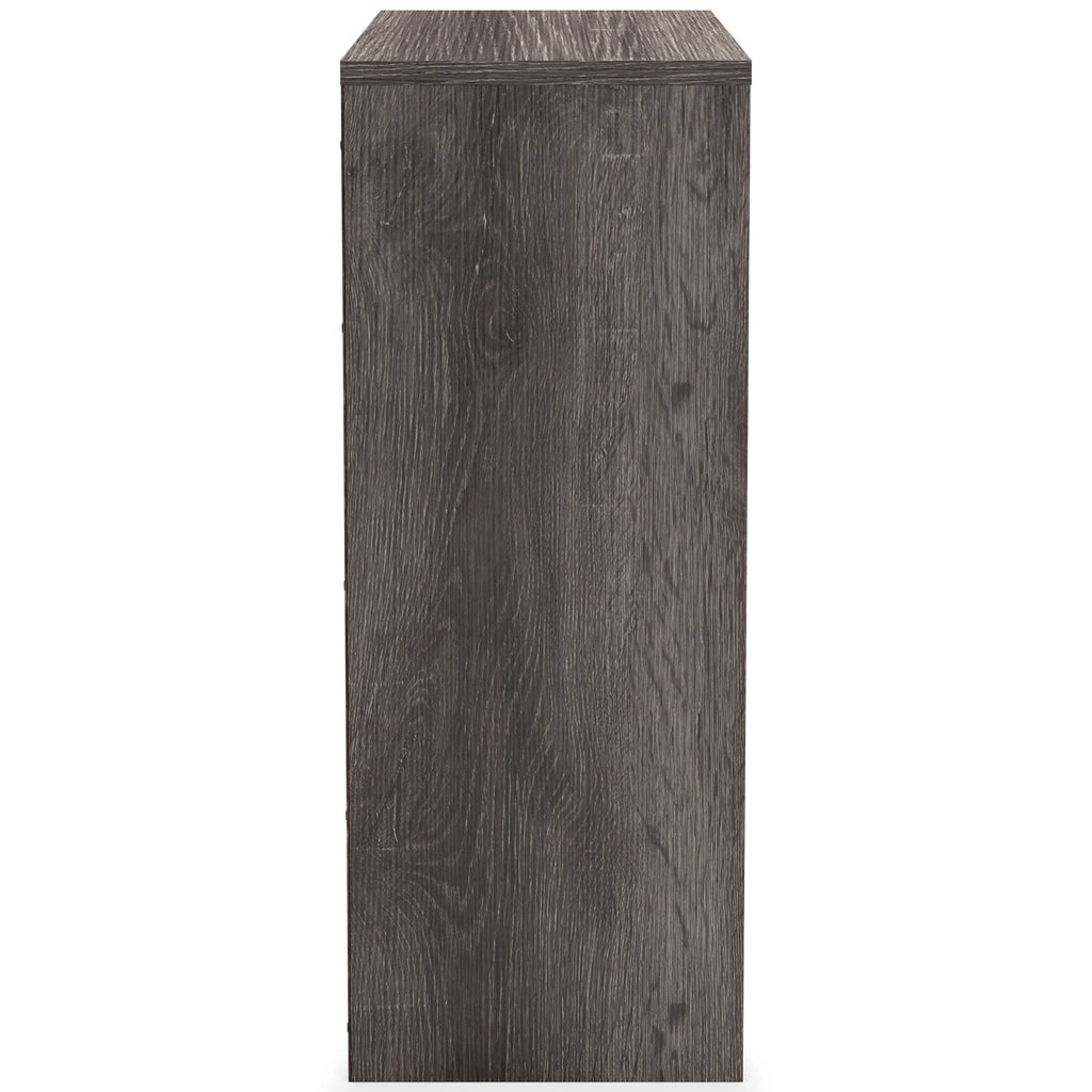 Small Bookcase with 1 Adjustable Shelf, Taupe Brown E576057