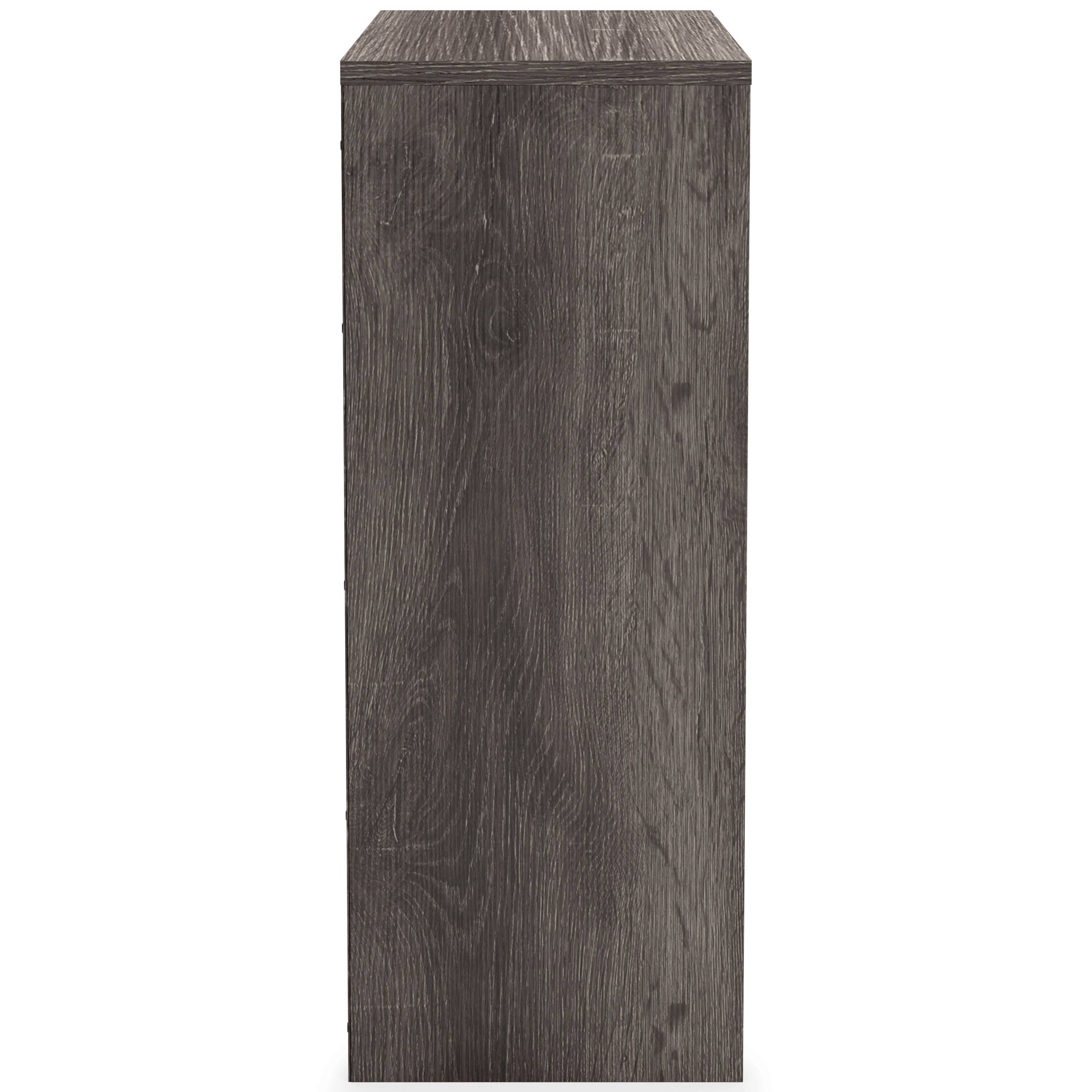 Small Bookcase with 1 Adjustable Shelf, Taupe Brown E576057