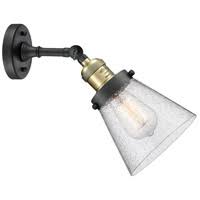 Small Cone 1 Light Sconce LED (Antique Brass) I4102