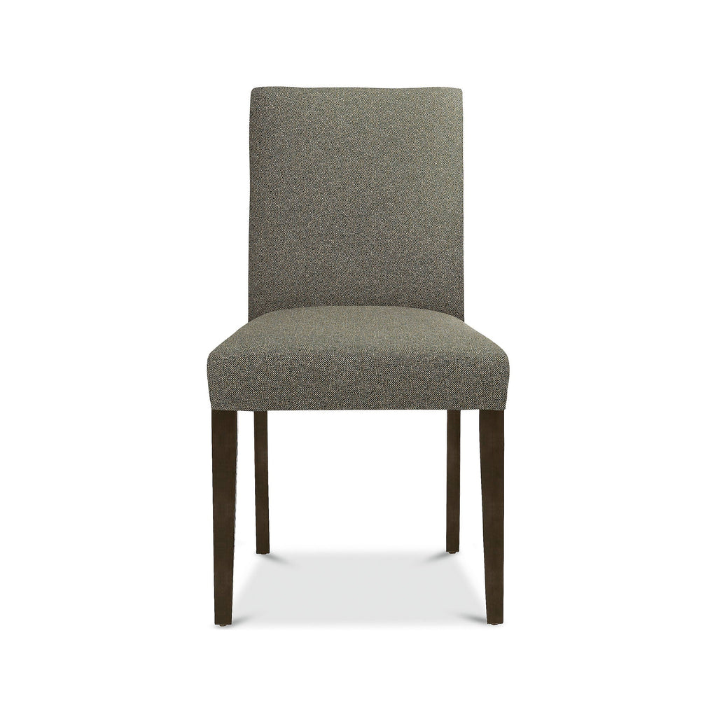 Modern Side Chair in Saffron Yellow with Charcoal Legs C1165