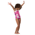 Pink Camouflage Kids One Piece Swimsuit (6X) Y11770