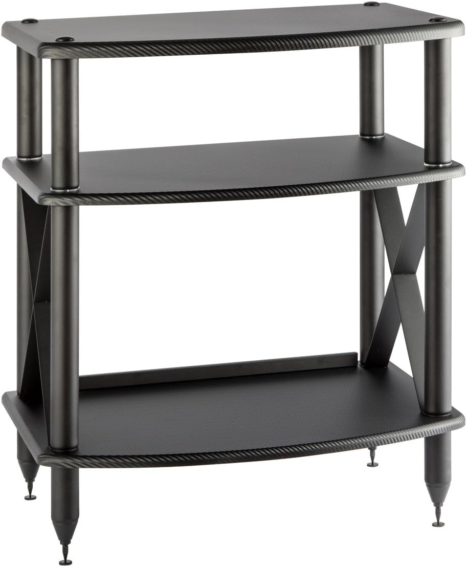 Espresso Turntable Stand with Vinyl Record Storage V638481