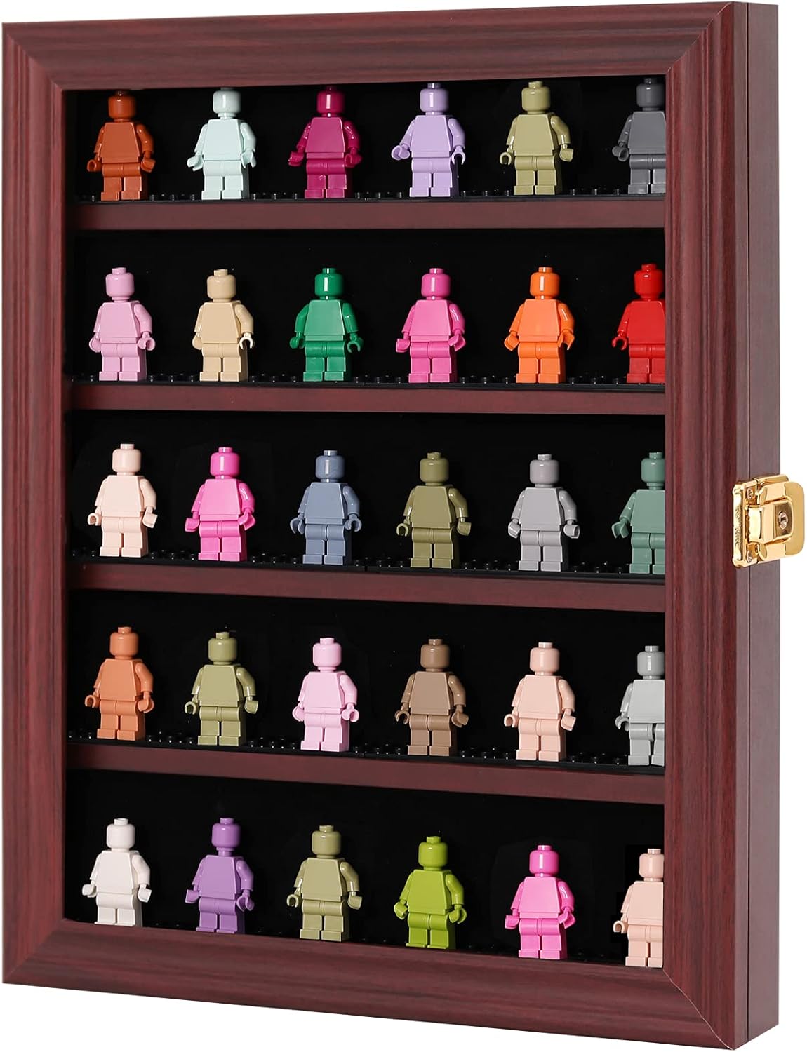 Black Wall Mount Display Case for Collectibles, Pack of 2 K3975