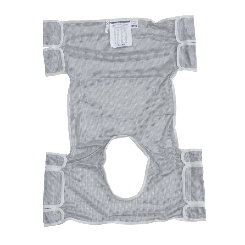 Patient Lift Sling with Commode Opening Polyester T1152