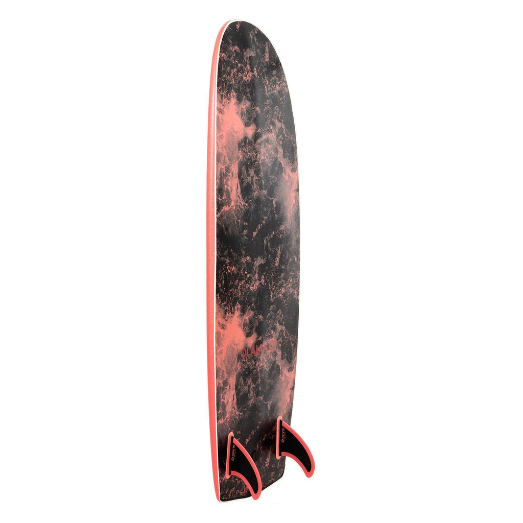 Orange 5&4 Foam Surfboard with 2 Fins U771