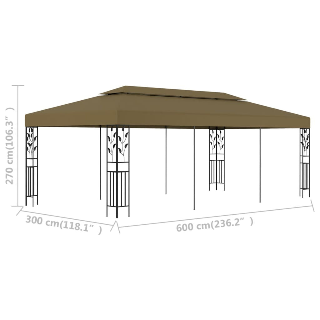 Taupe Gazebo O9544