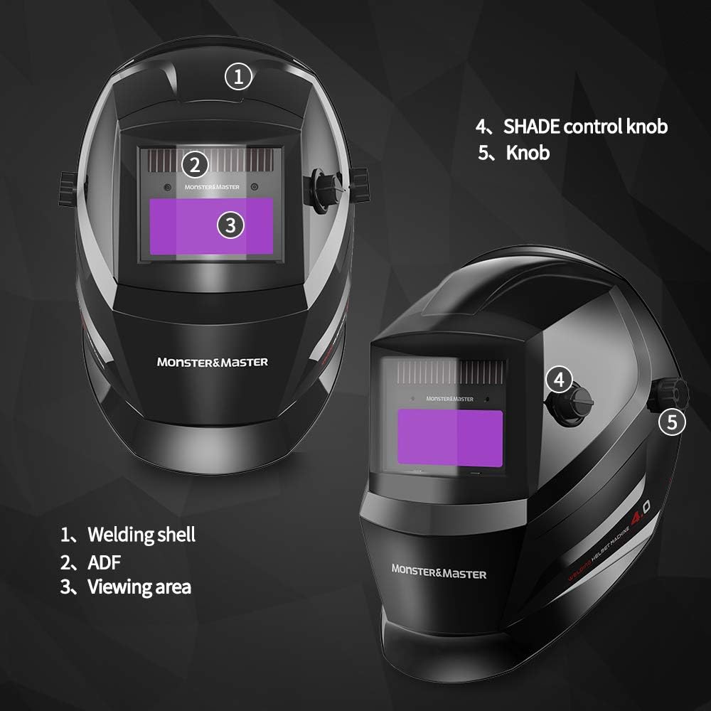 Auto Darkening Welding Helmet, Pack of 2 H387