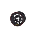 Black 14x7 D-Hole Wheel H421081
