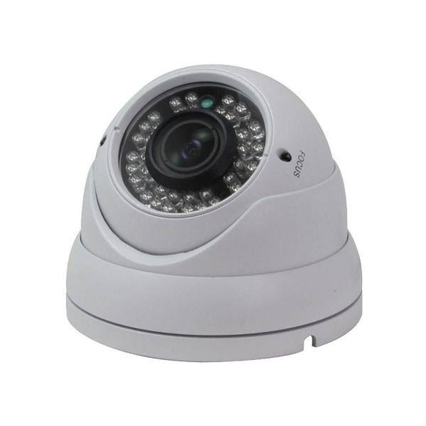 White Wired Indoor/Outdoor Night Vision Vandal Proof Dome Surveillance Camera J243
