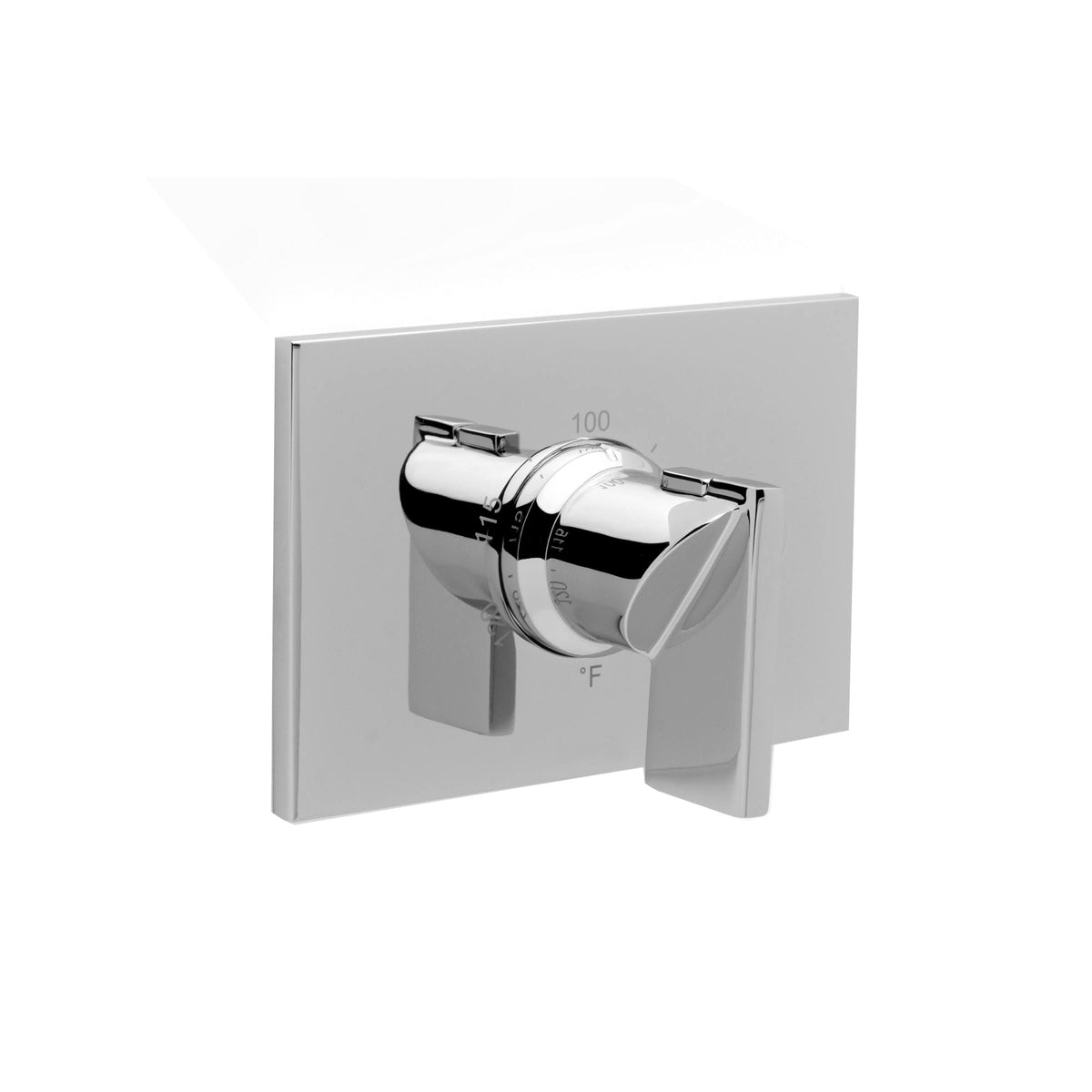 Weathered Brass Thermostatic Trim Plate with Handle N441883
