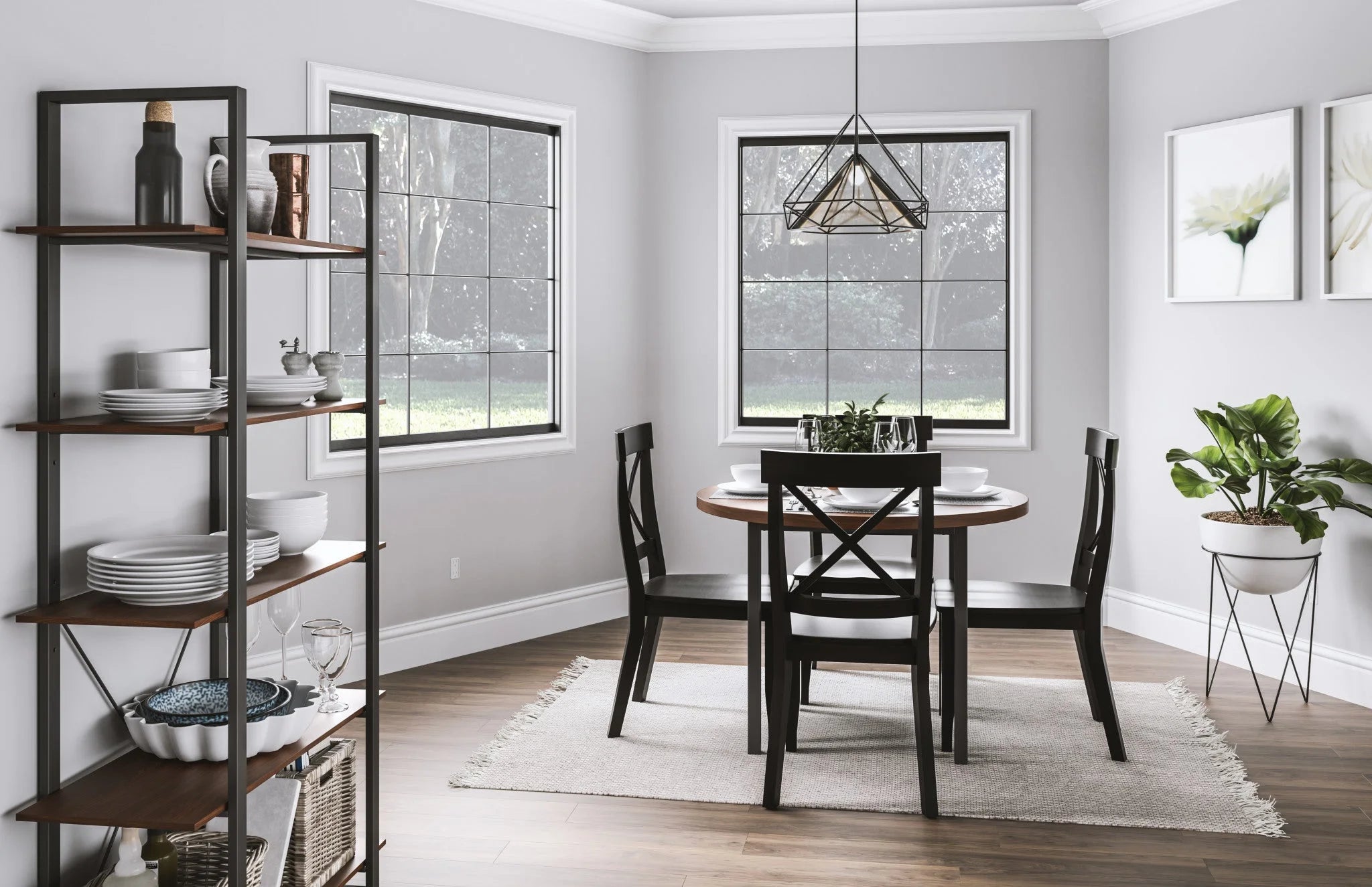 Black Dining Chair Pair C939962