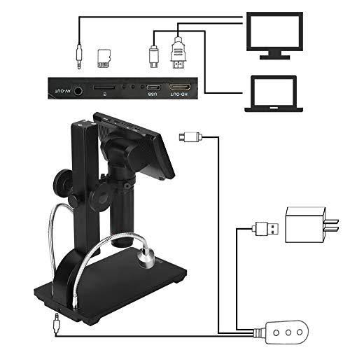 5 inch LCD 1080p Digital Microscope with Adjustable Stand M525400