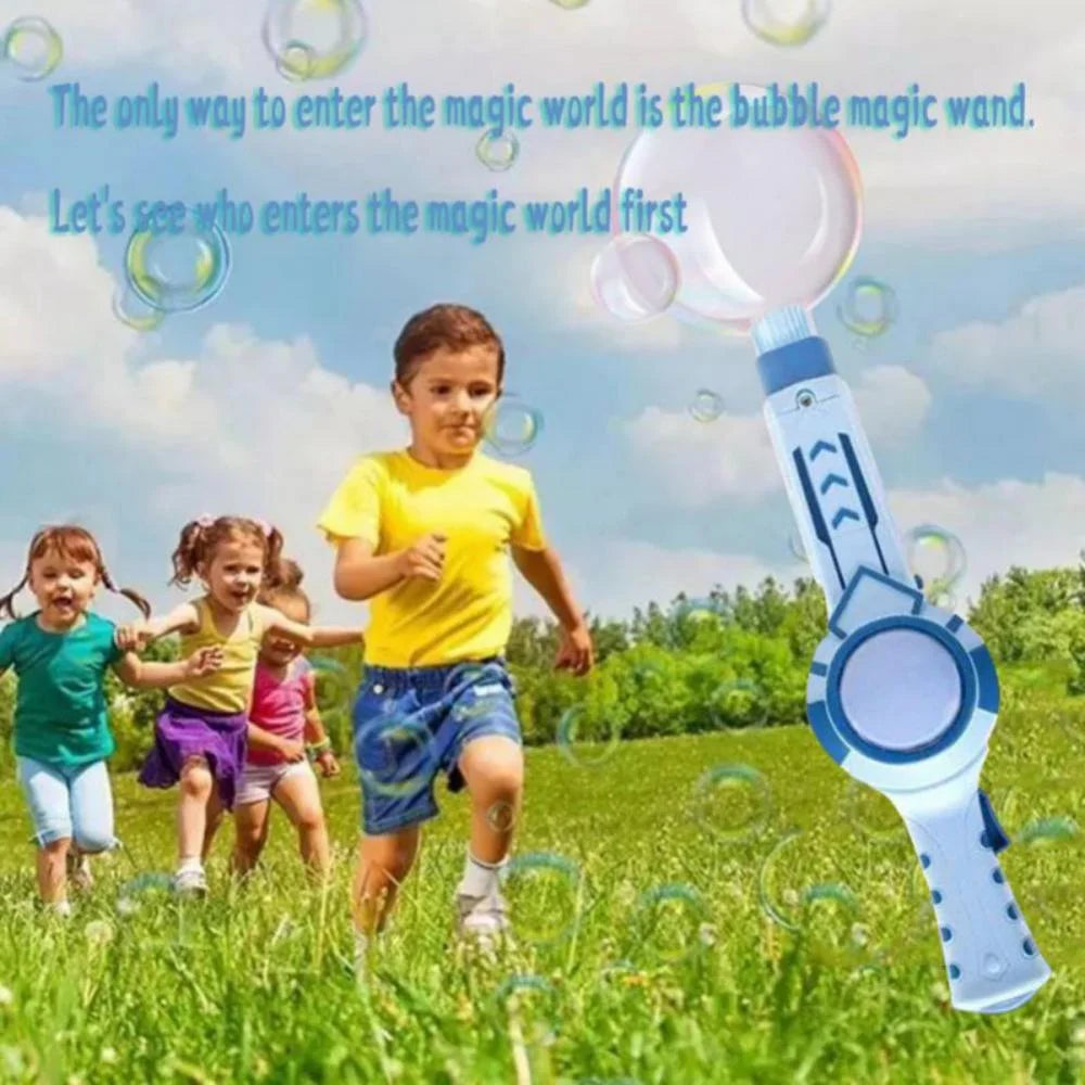 Blue Bubble Wand with Gloves N644008