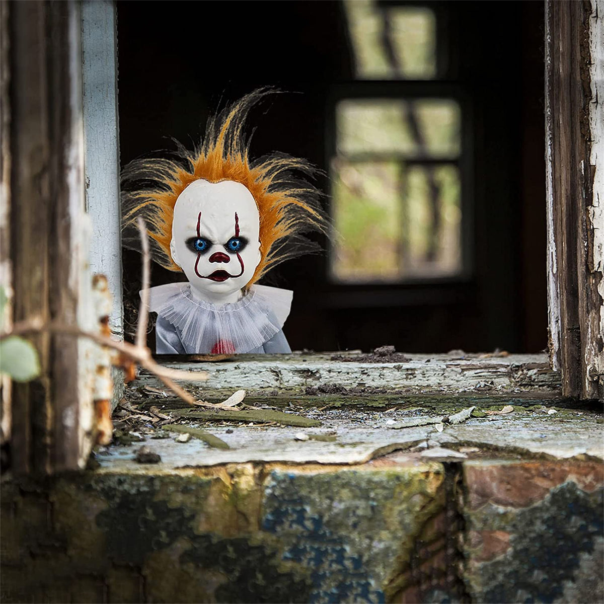 Halloween Plush Dolls Toys Stuffed Scary Clown Cat Ornaments Q349059