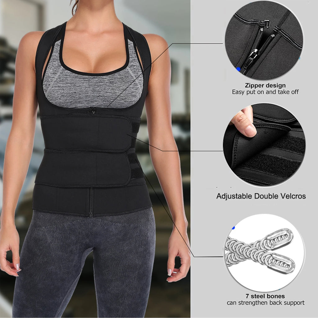 Neoprene Waist Trainer Shapewear Vest Belt P976138