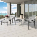 Aluminum Slat Patio Dining Chair I1819