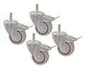 3x22 Dual Locking Caster-Set, 4 Piece D9762