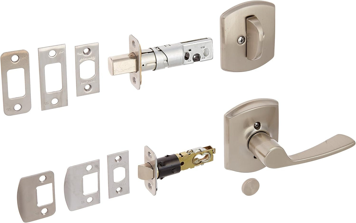Satin Nickel Interior Lever Single Cylinder Lock C381270