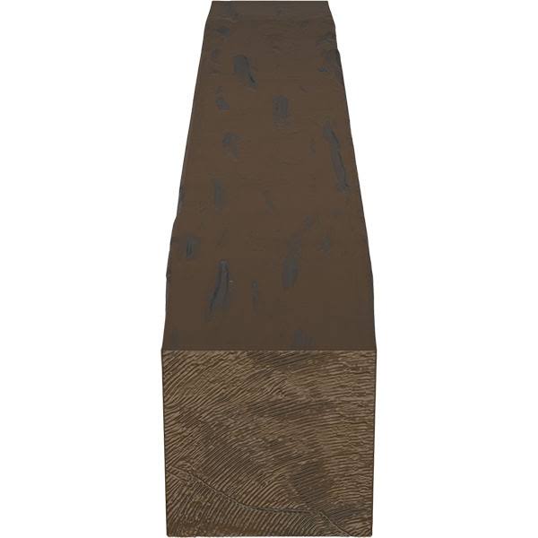 Burnished Mahogany Faux Wood Fireplace Mantel V47914