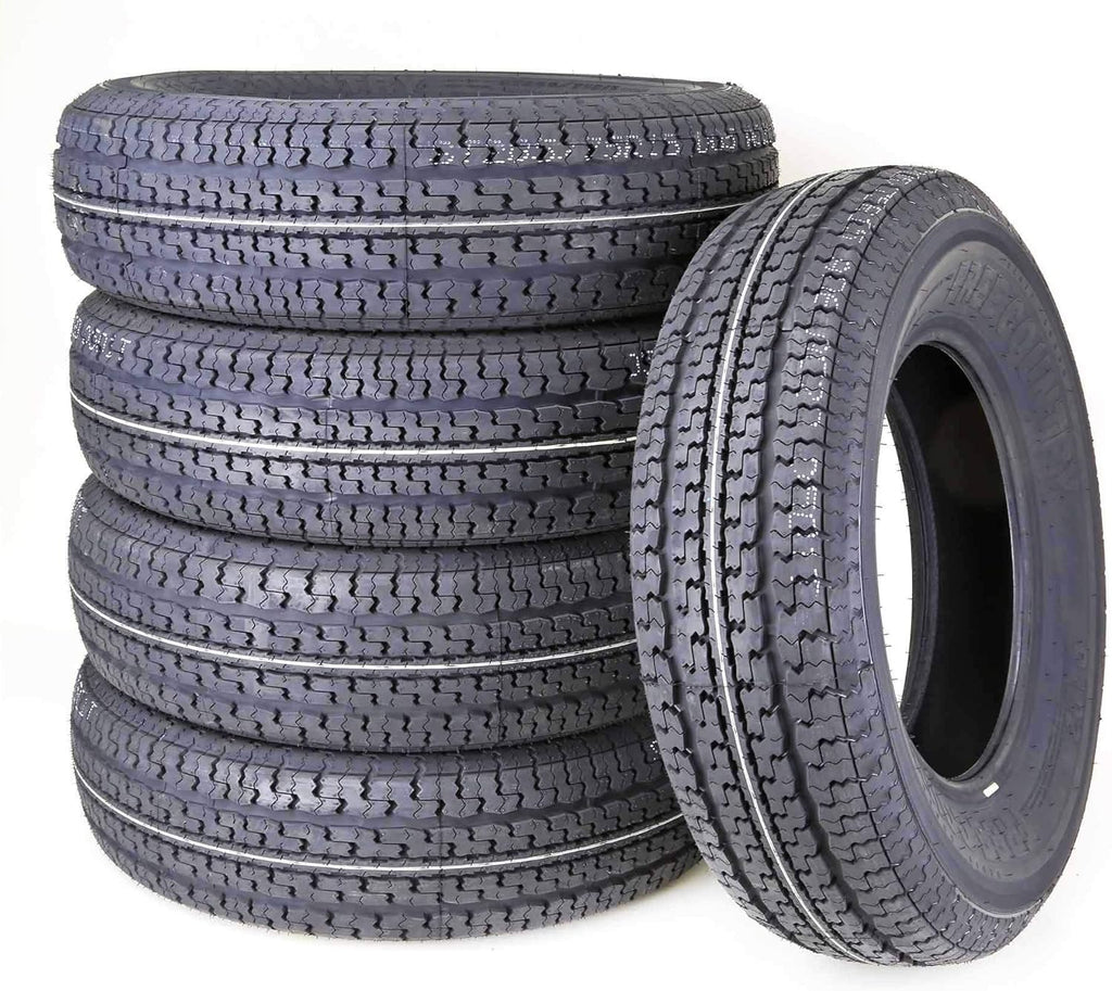 5 Trailer Tires ST175/80R13 6PR Load Range C with Scuff Guard I725