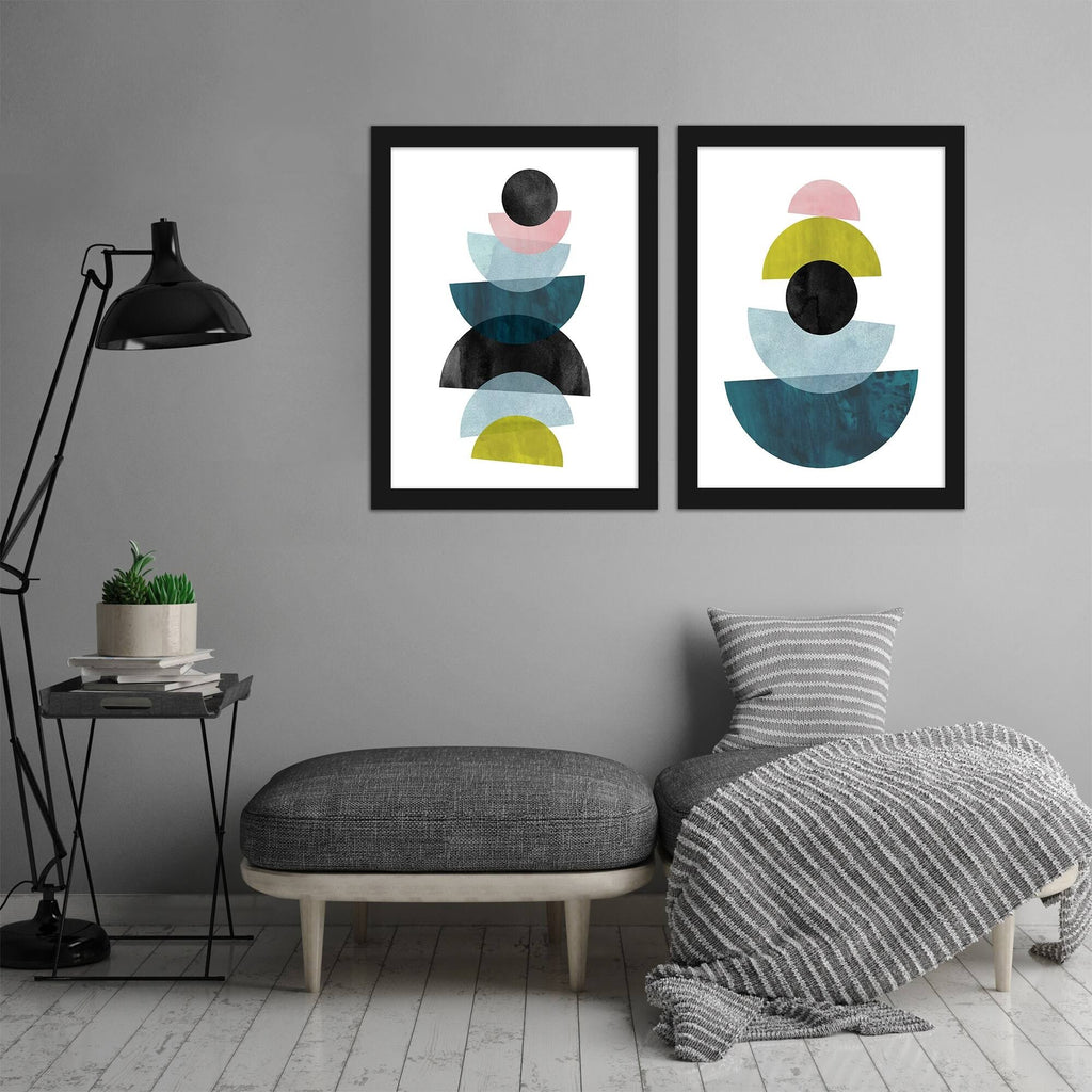 Black Framed Print Set N27033