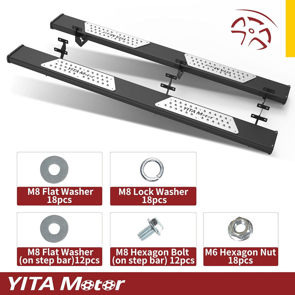 6.5 Inches Running Boards Side Steps Nerf Bars G226