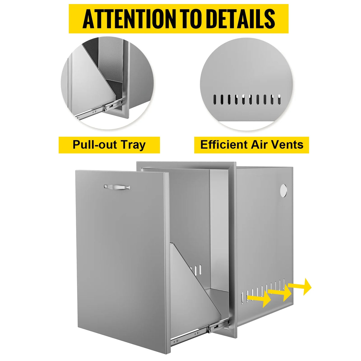 Stainless Steel Propane Tank Drawer for Outdoor Kitchen Y8231
