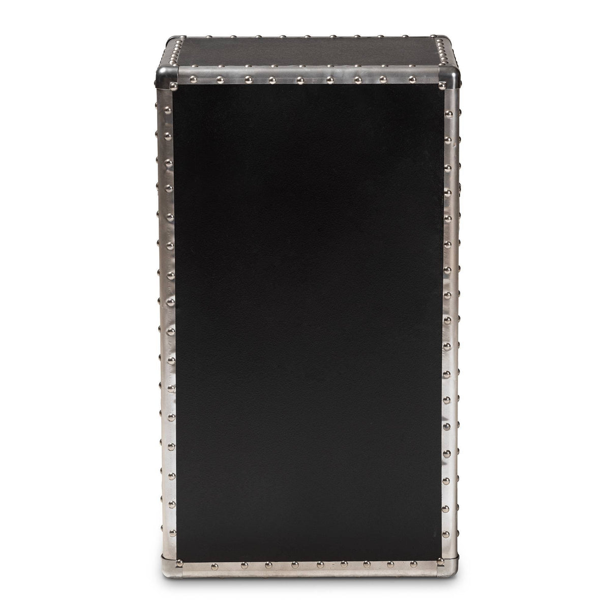 Silver Metal Accent Cabinet F42133