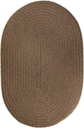 Brown Velvet Oval Small C6876