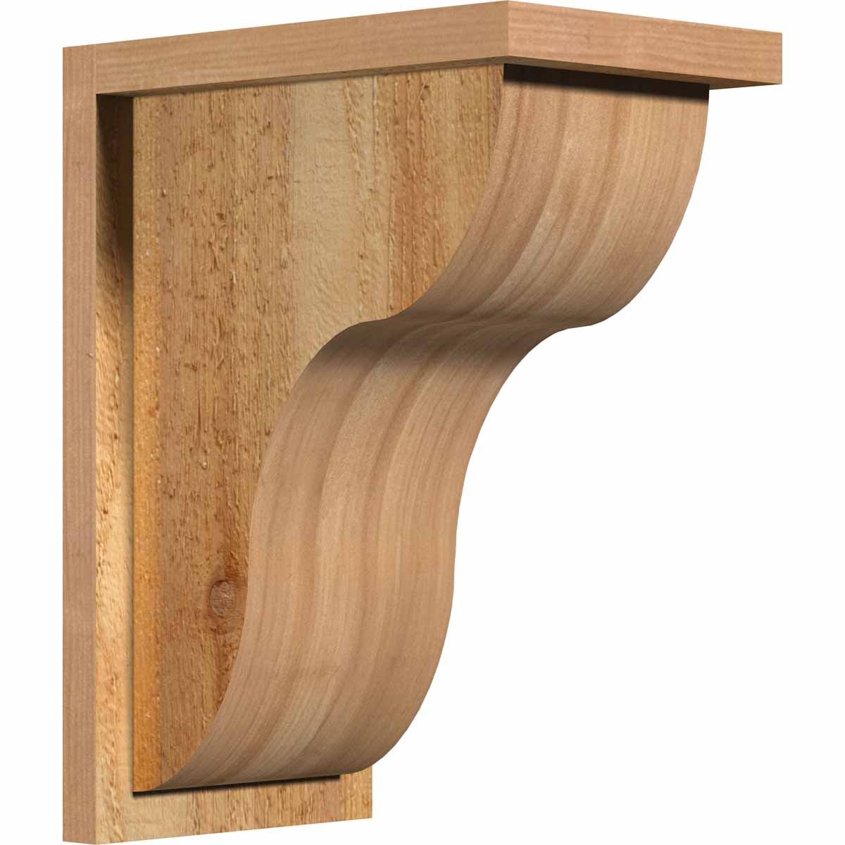 8x22W x 12x22D x 16x22H Western Red Cedar Corbel N494137