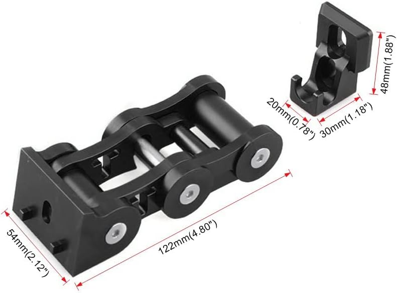 Black Aluminum Hood Latches, 1 Pair K49885