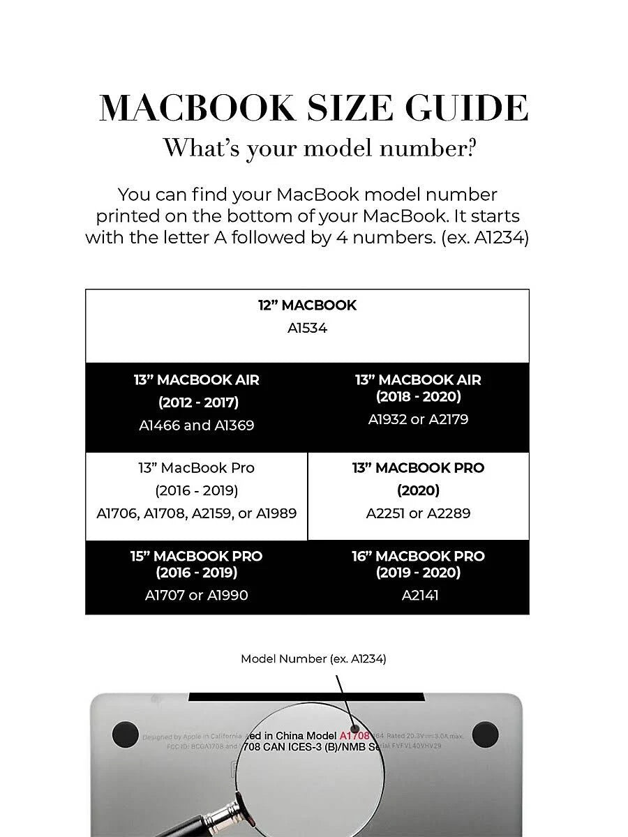 Black Brushed-Finish MacBook Case S357