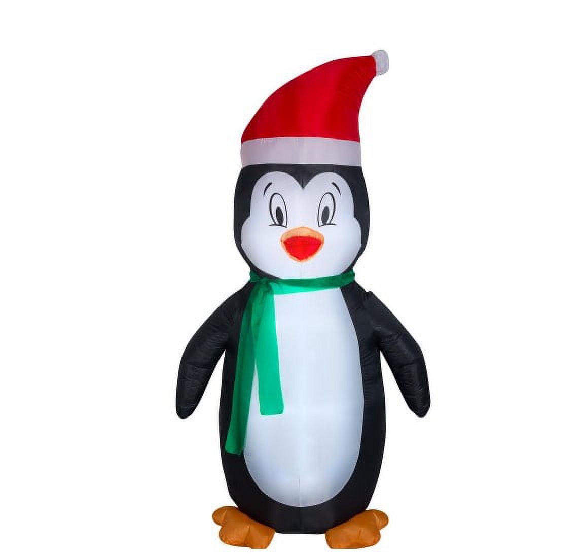 White 7 ft Tall Inflatable Penguin E778