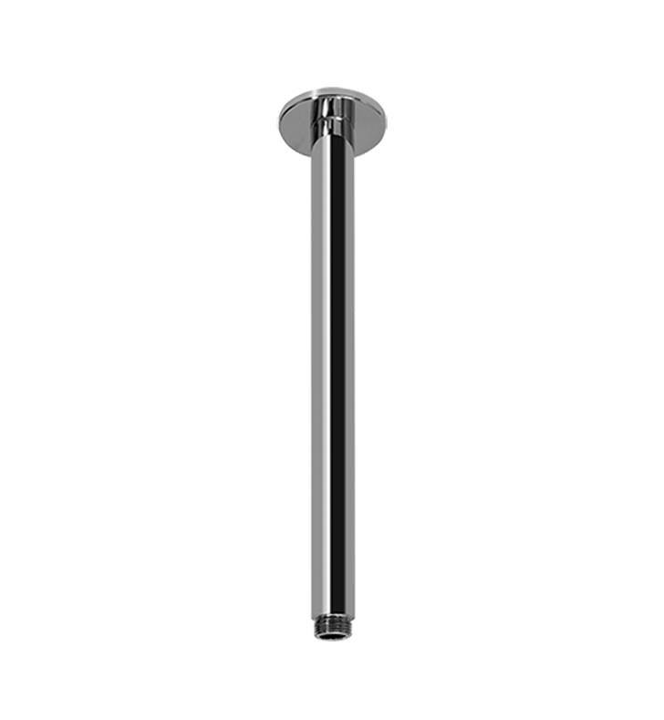 Contemporary Ceiling Mount Shower Arm in Unfinished Brass E60204